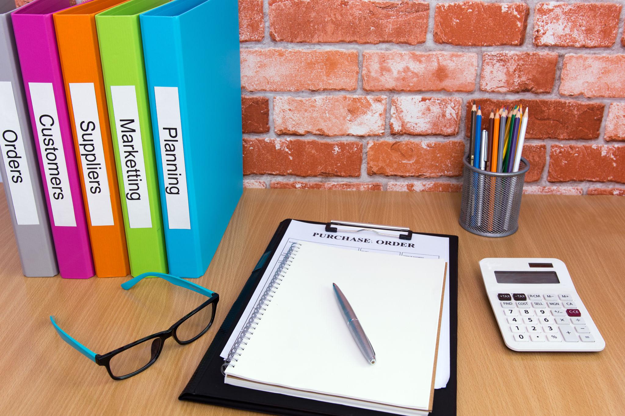 Professional and organized virtual assistant workspace